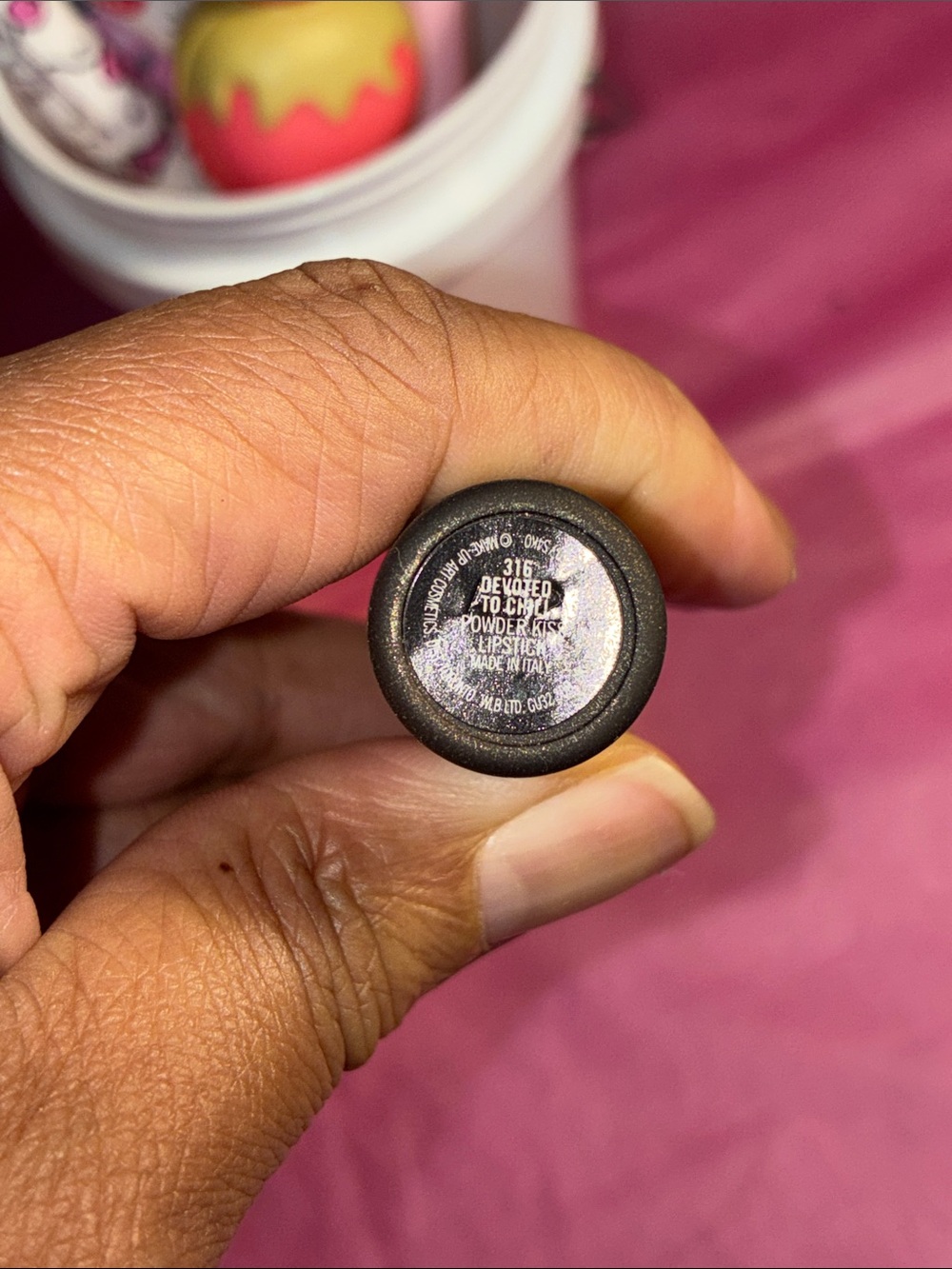 MAC Cosmetics Powder Kiss Lipstick in Vibrant Orange - Picture 5 of 5